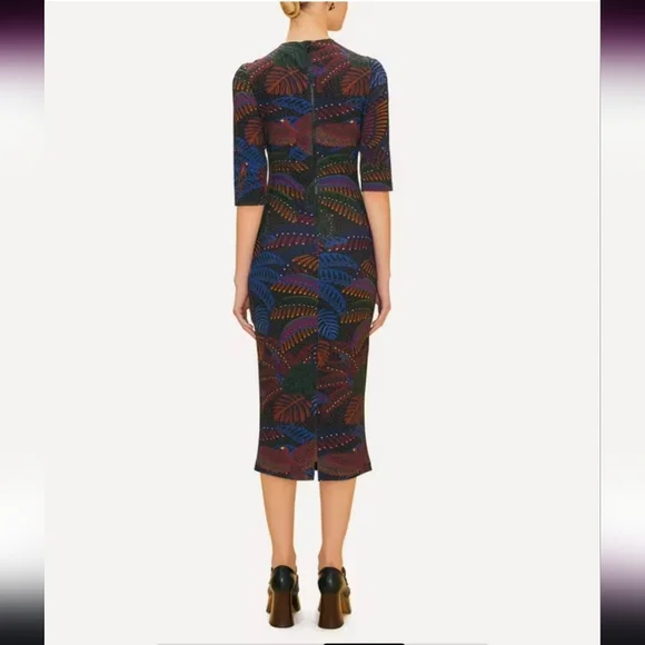 NWT FARM RIO SZ M. Multicolor Patterned Women's Dress - Picture 2 of 15